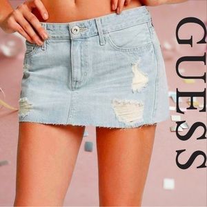 ☀️Guess Trista Denim Skirt NWT